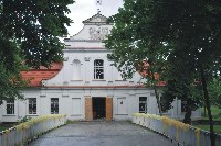 Barokowy ko�ci� na wodzie.